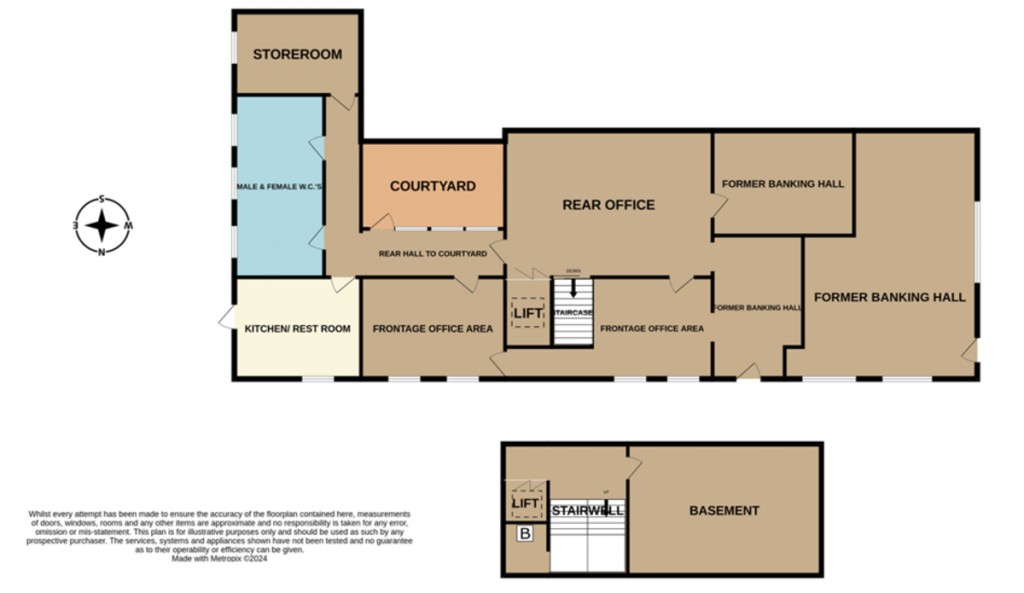 Floorplans For High Street, Wells-next-the-Sea
