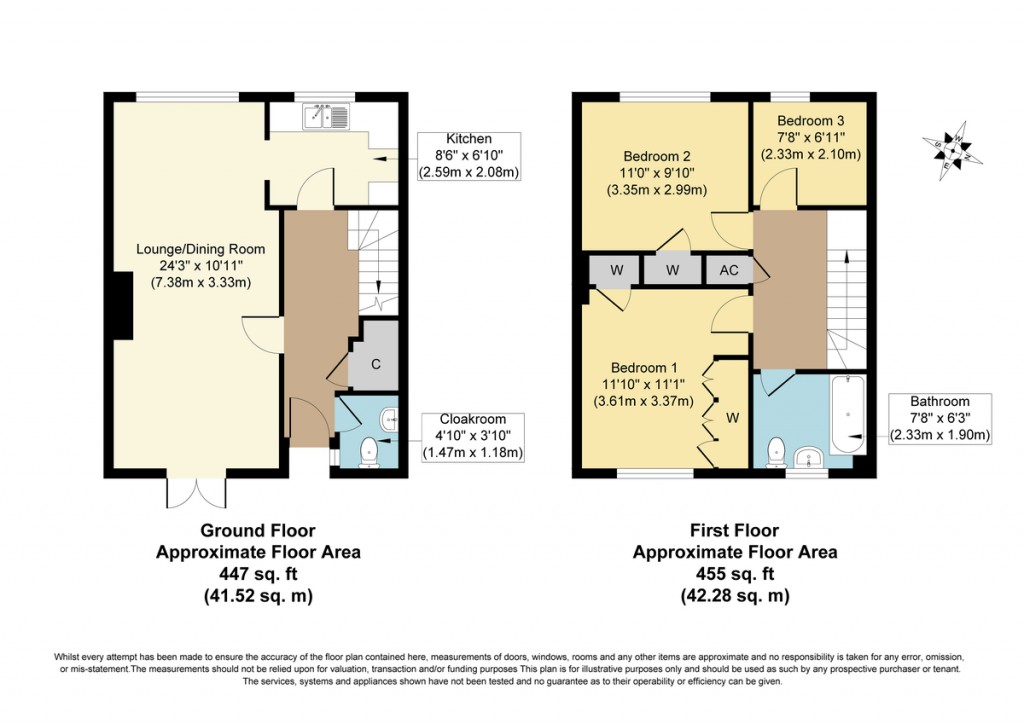 Floorplans For High Street, Wells-next-the-Sea