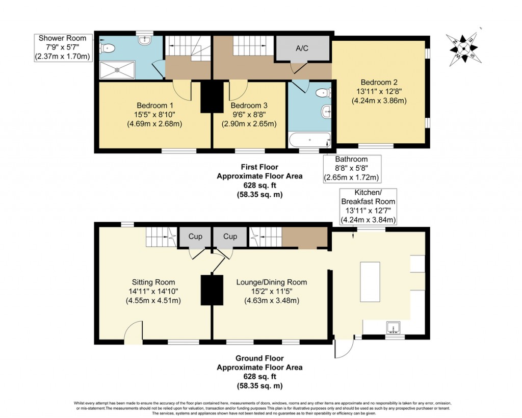 Floorplans For Polka Road, Wells-next-the-Sea