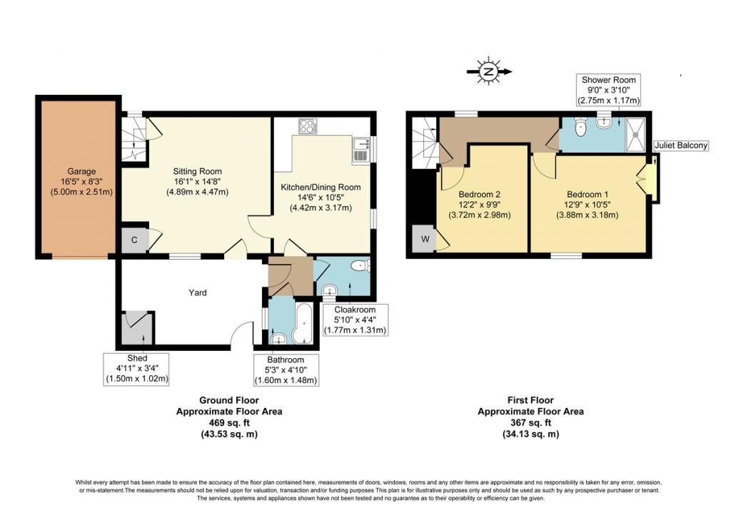 Floorplans For Standard Road, Wells-next-the-Sea