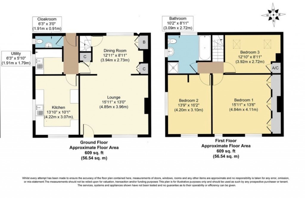 Floorplans For London Street, Whissonsett