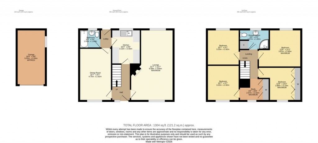 Floorplans For Gwyn Crescent, Fakenham