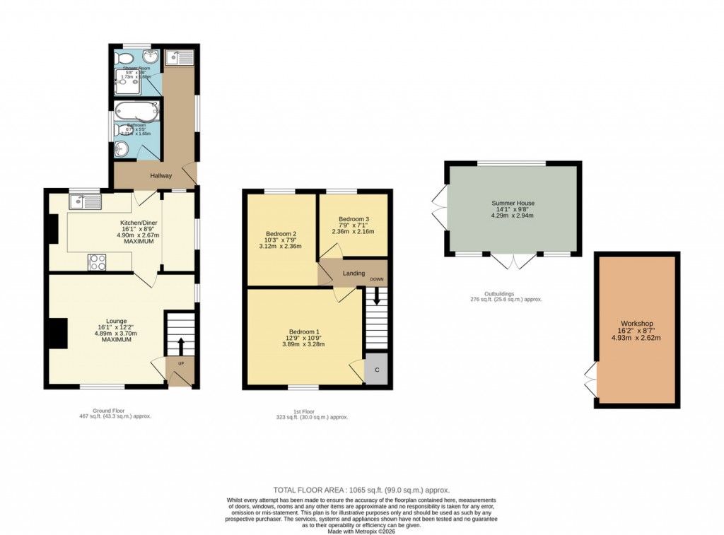 Floorplans For West Barsham, Norfolk