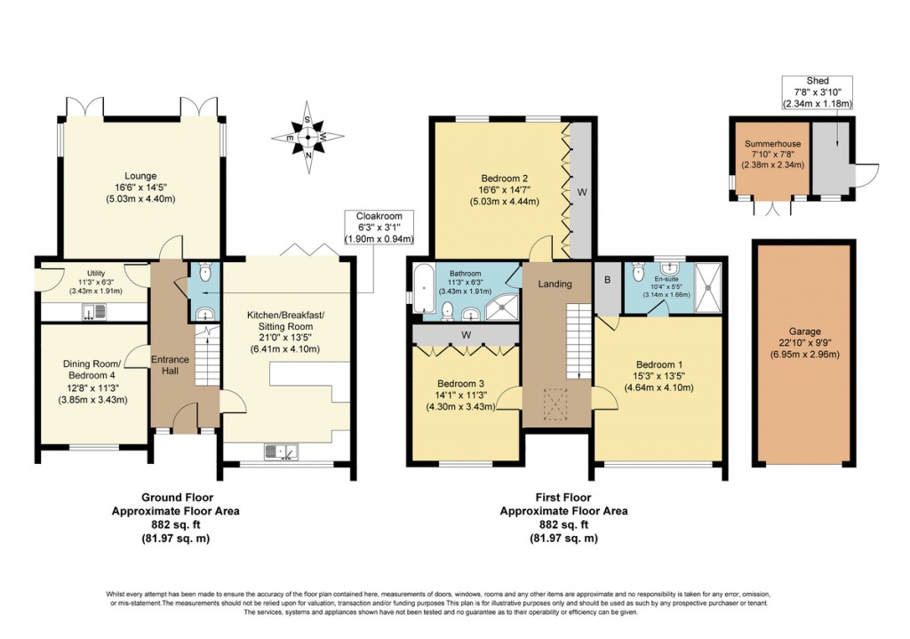 Floorplans For Baldwin Close, Fakenham