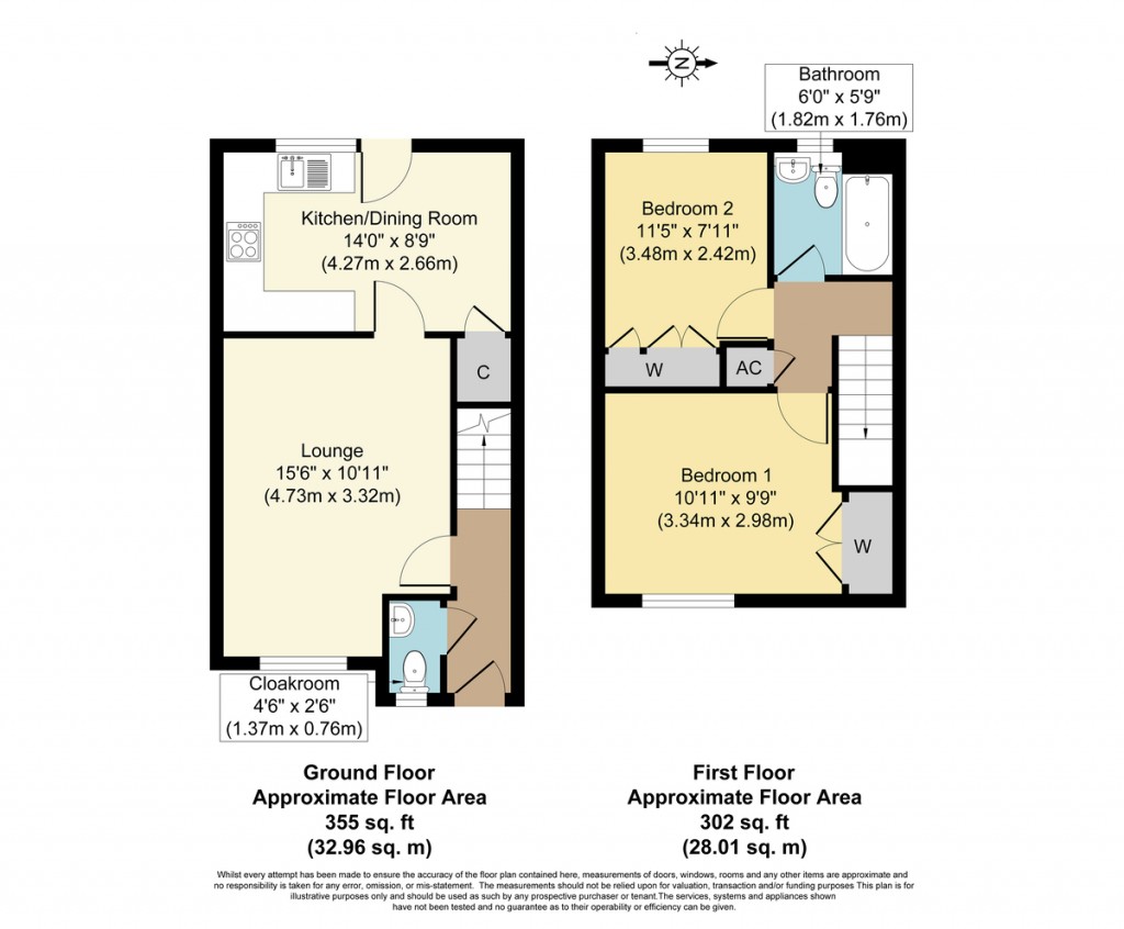Floorplans For Hewitts Close, Briston