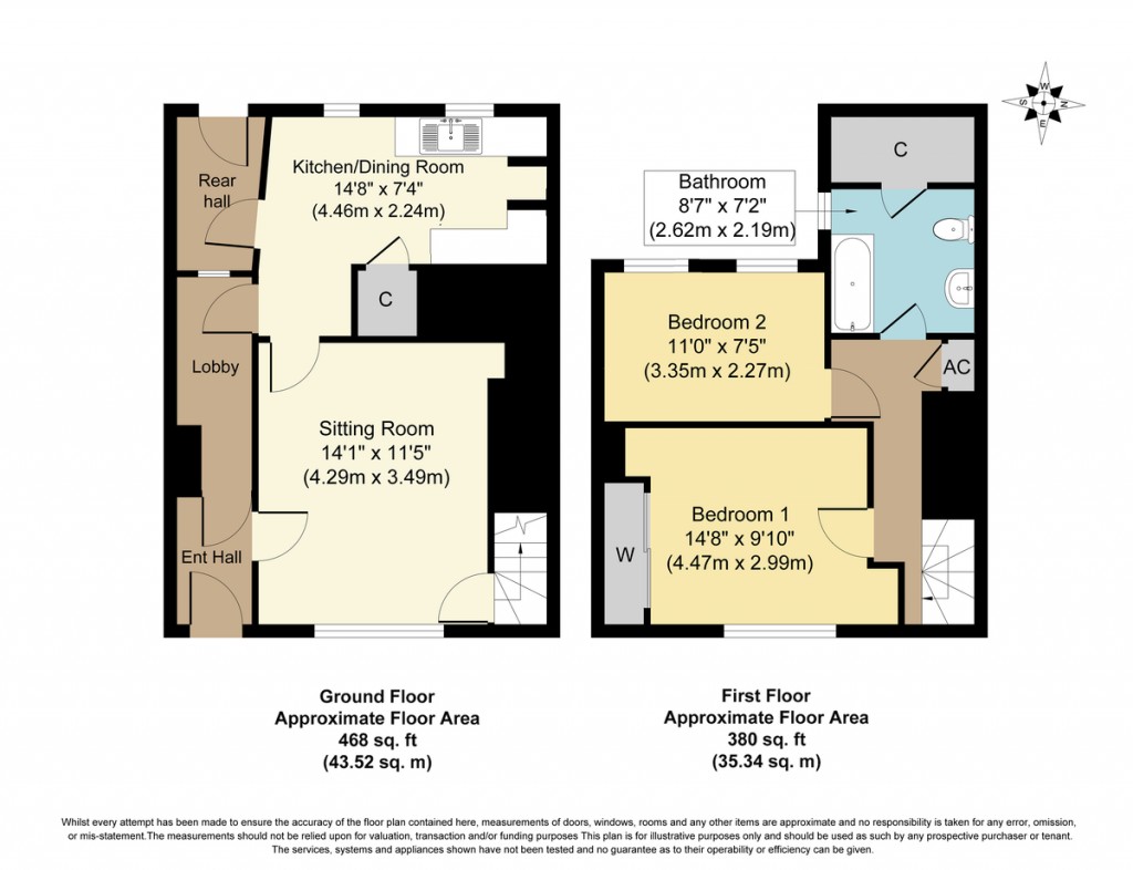 Floorplans For The Buttlands, Wells-next-the-Sea