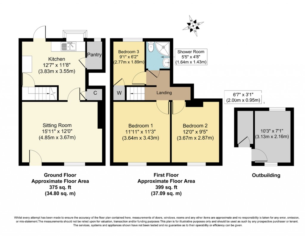 Floorplans For High Street, Wighton