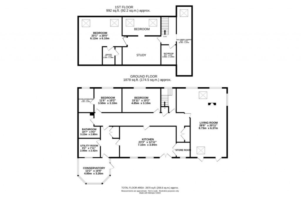 Floorplans For Foulsham Road, Wood Norton