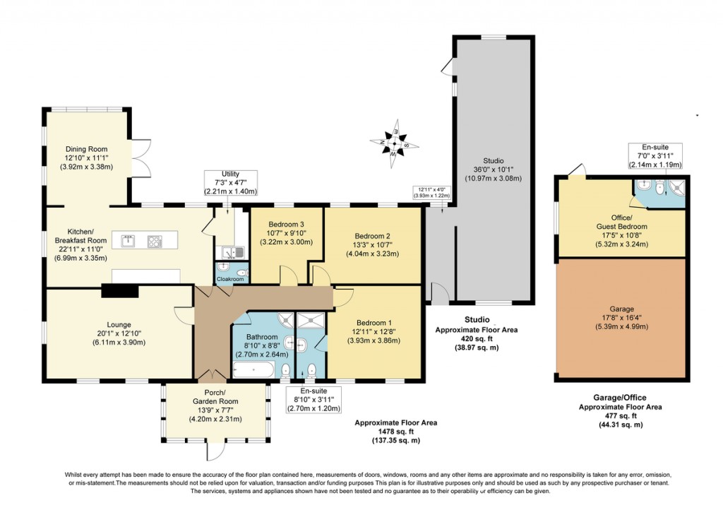 Floorplans For Chain Free Bungalow, Tittleshall