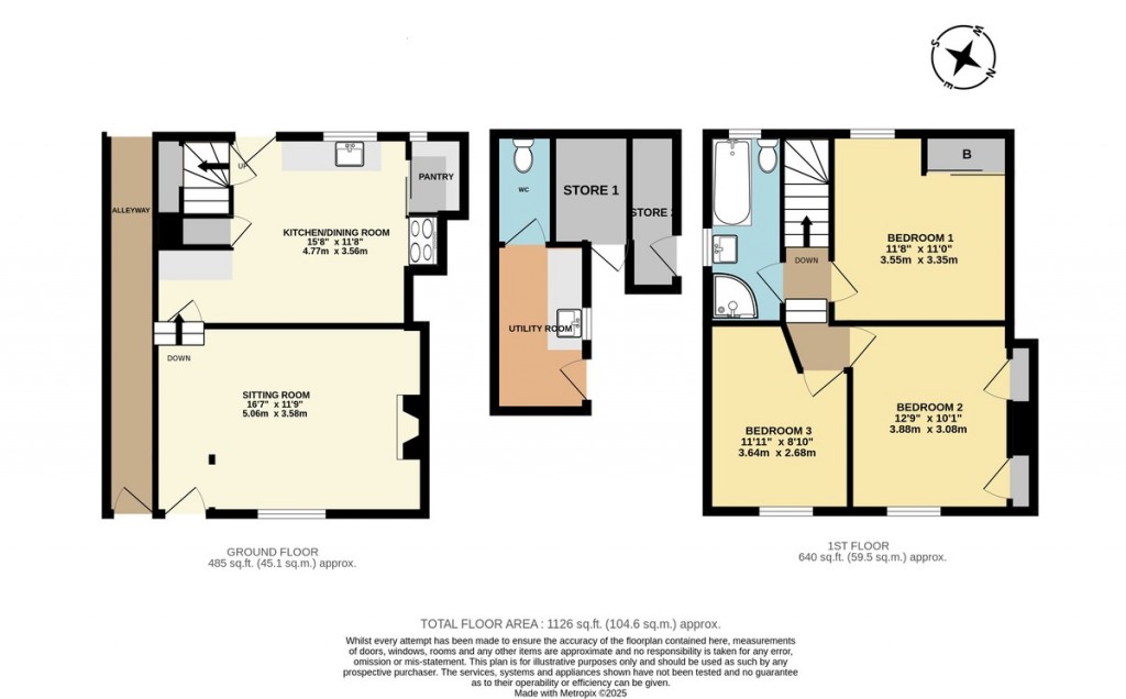 Floorplans For Wells-next-the-Sea, Norfolk
