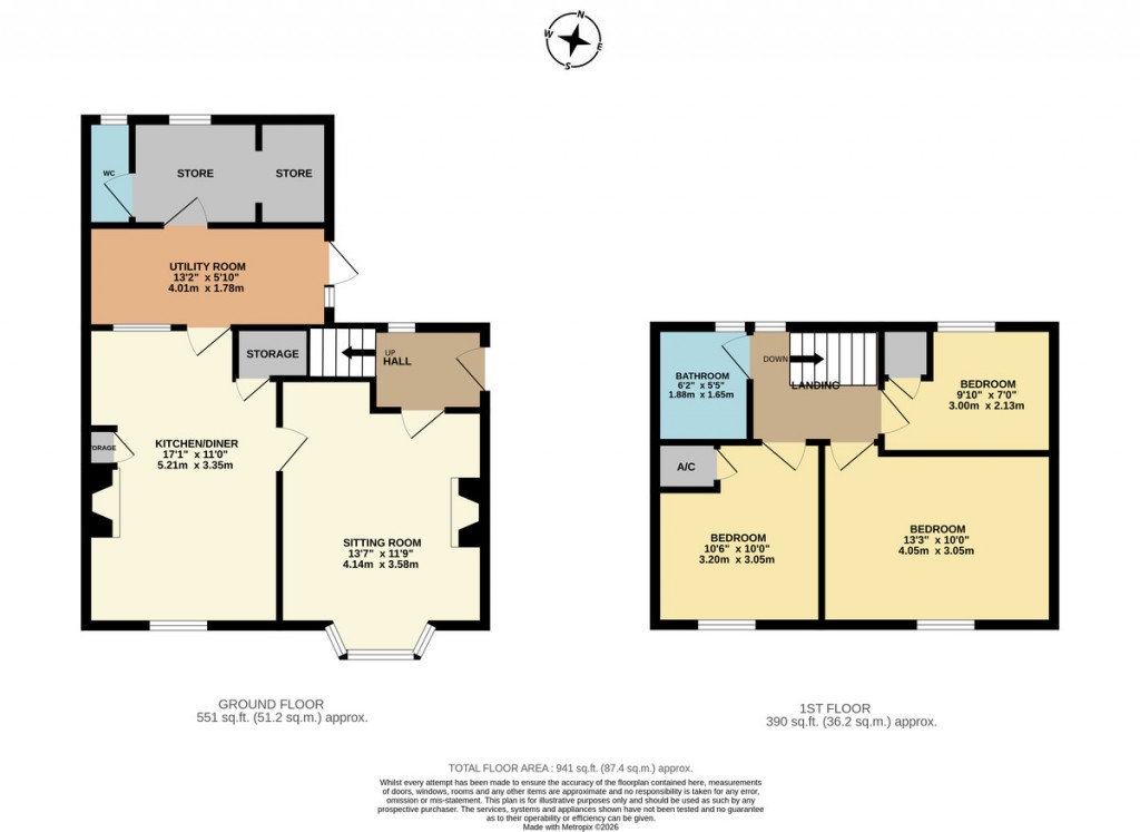 Floorplans For Queens Close, Blakeney
