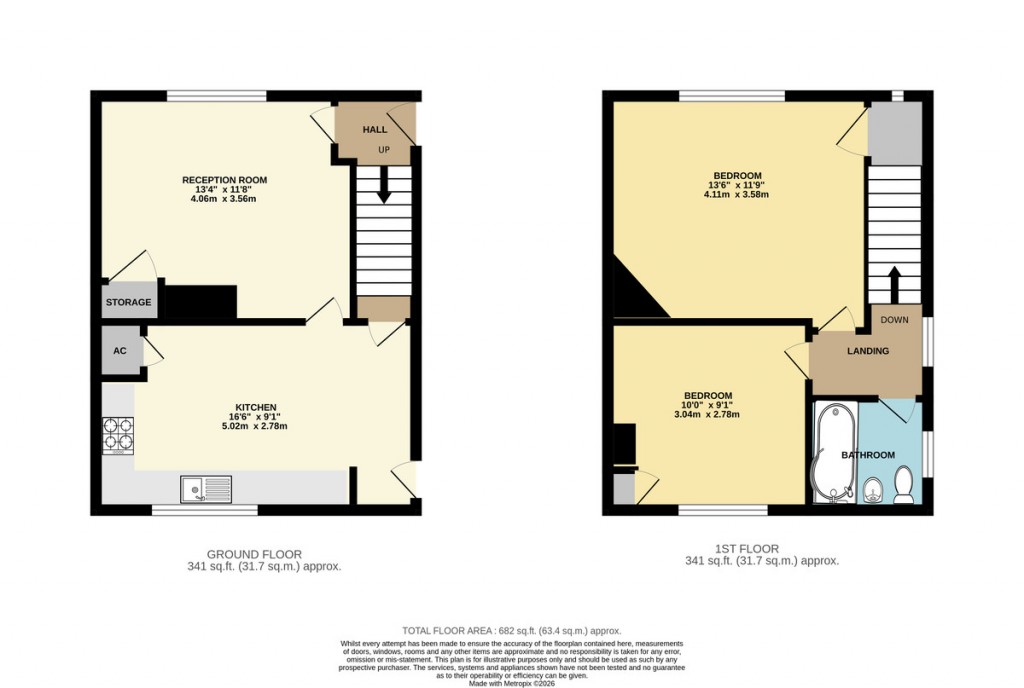 Floorplans For Barsham Close, West Raynham