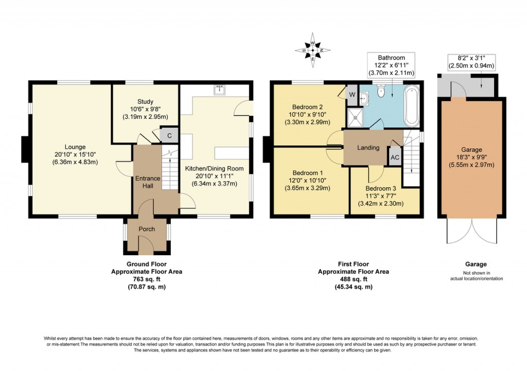 Floorplans For High Street, Tittleshall
