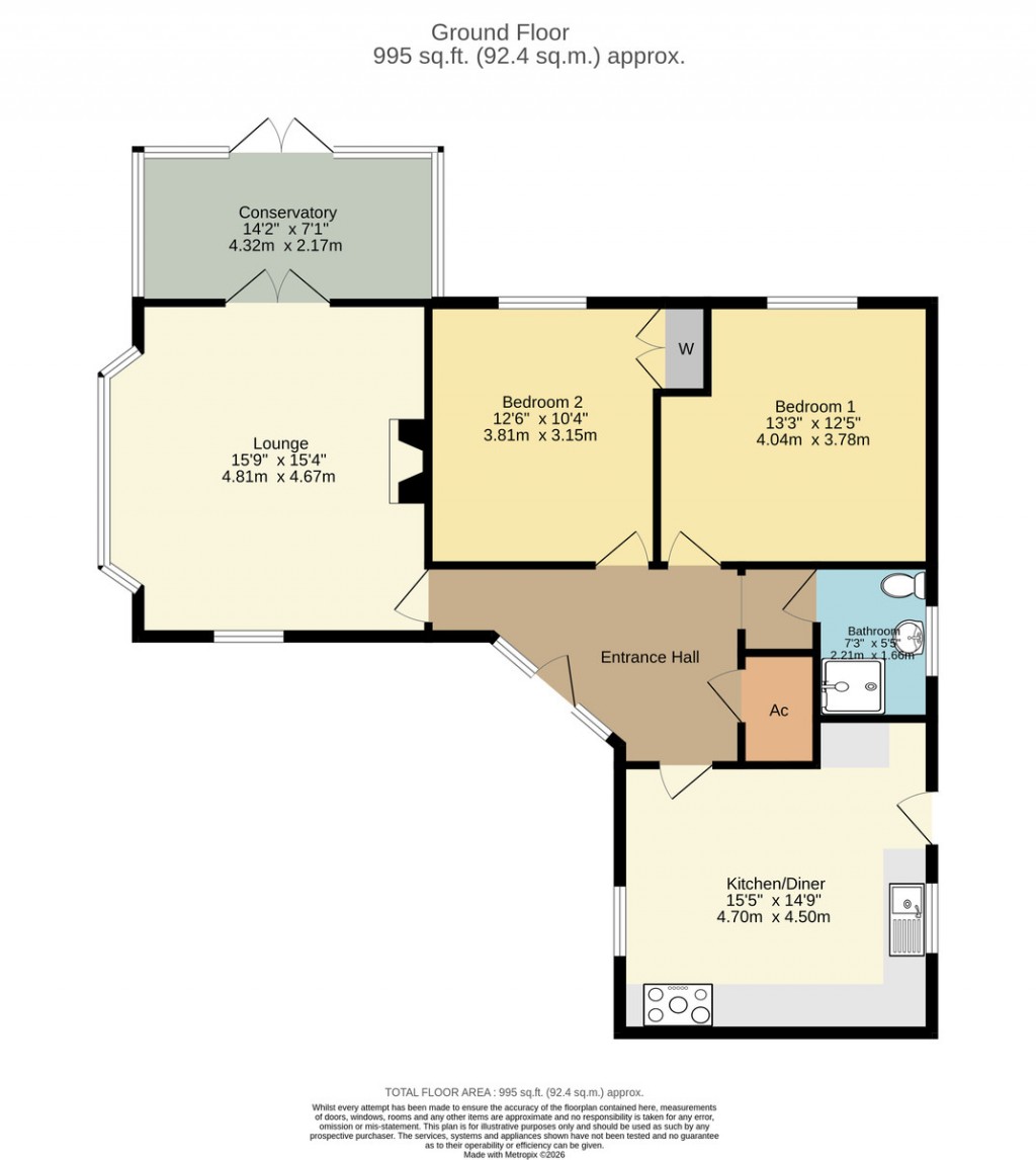 Floorplans For Whissonsett Road, Colkirk