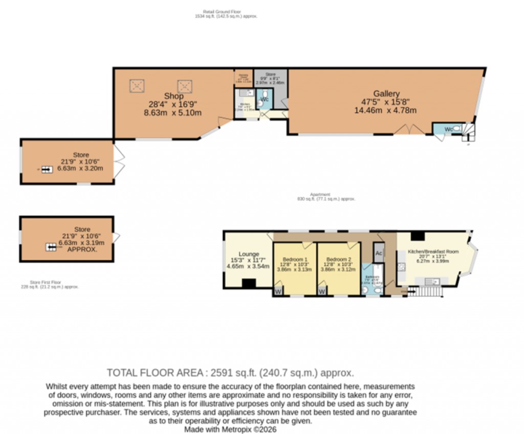 Floorplans For Westgate Street, Blakeney
